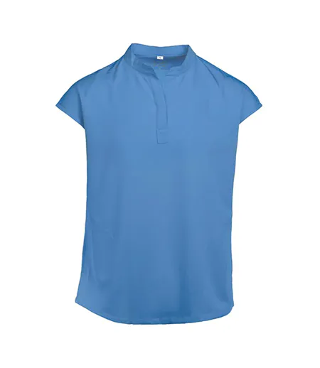 Womens/ladies Work Tunic Light Blue Exner