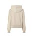 Sweat À Capuche Femme Beige Lacoste-2