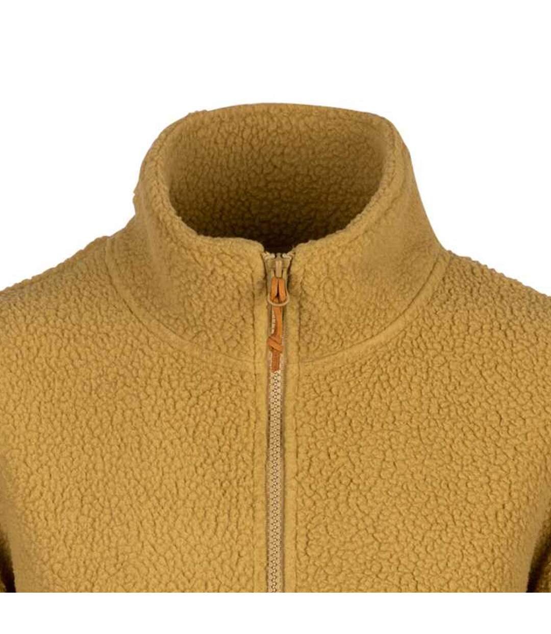 Veste Polaire Chatty At200 Femme Jaune Olive Trespass-3