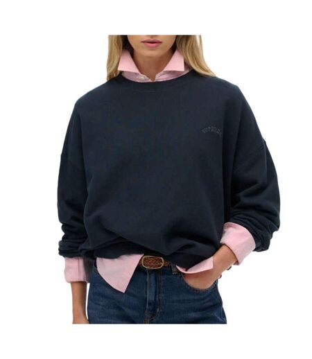 Sweat marine femme superdry essential