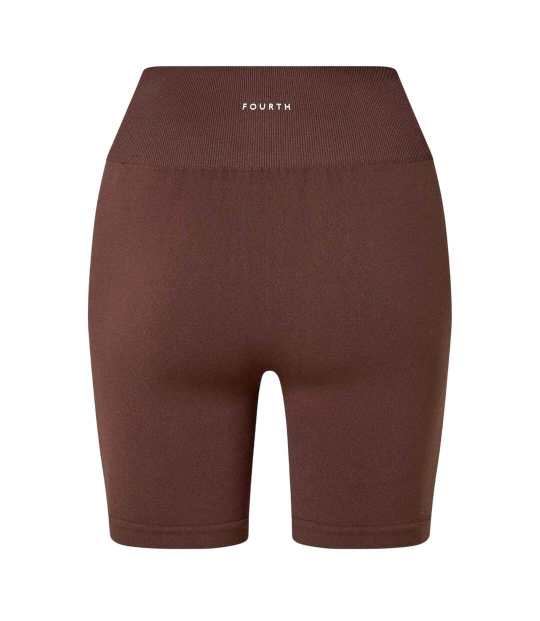 Womens/ladies Kendal Seamless Slim Cycling Shorts Chocolate 4th & Reckless-2