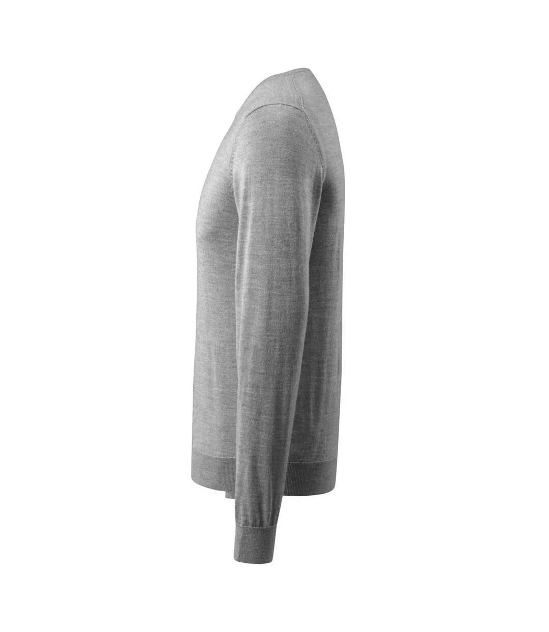 Mens Frontline Knitted Jumper Grey Mascot-3