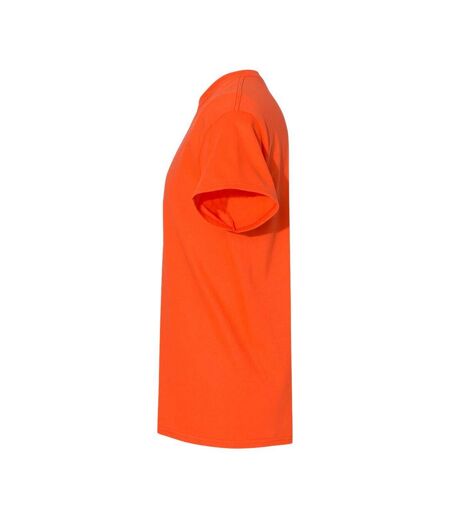 T-shirt Manches Courtes Homme Orange Gildan