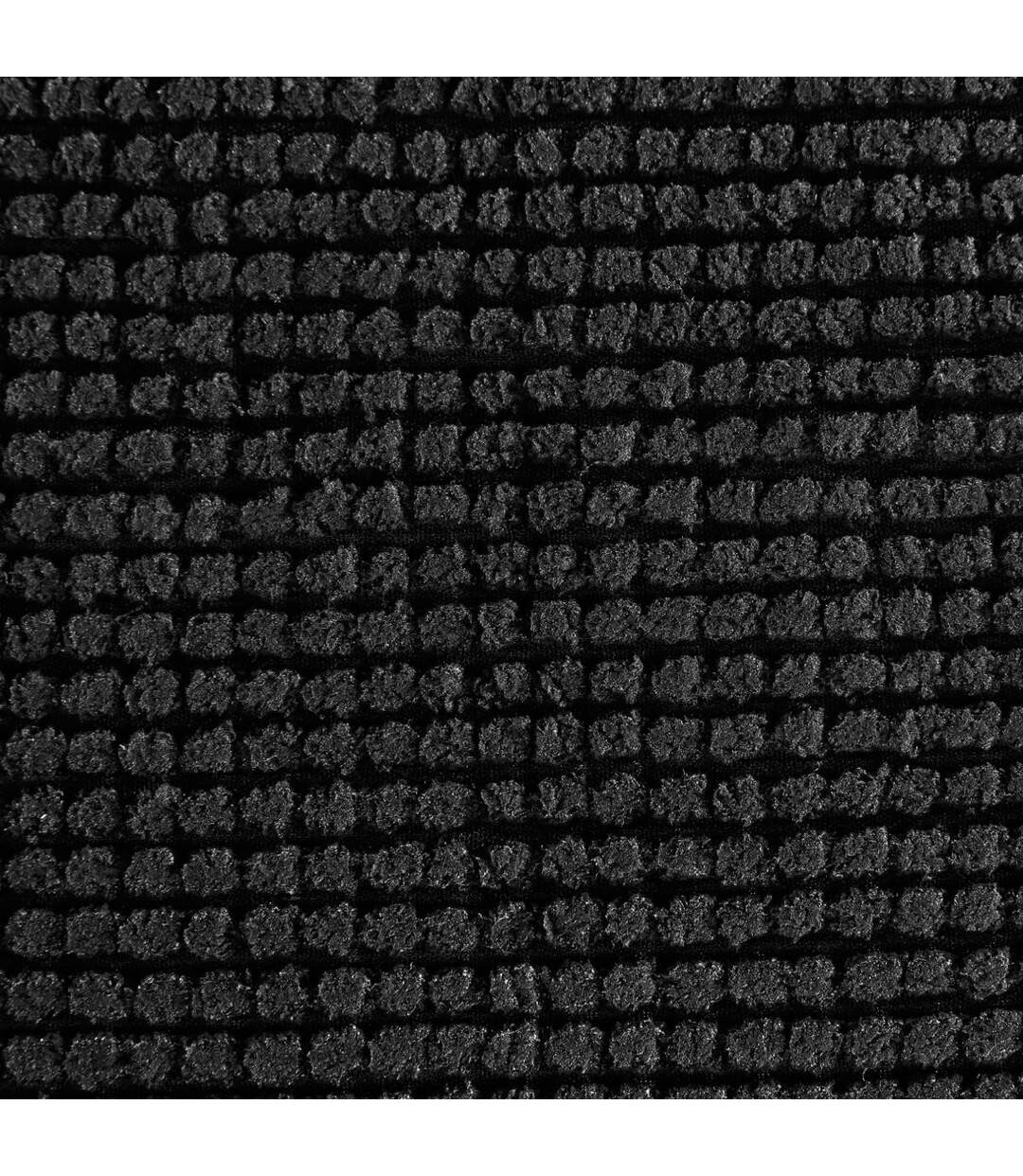 Tapis de Salle de Bain Chenille 50x80cm Noir-3