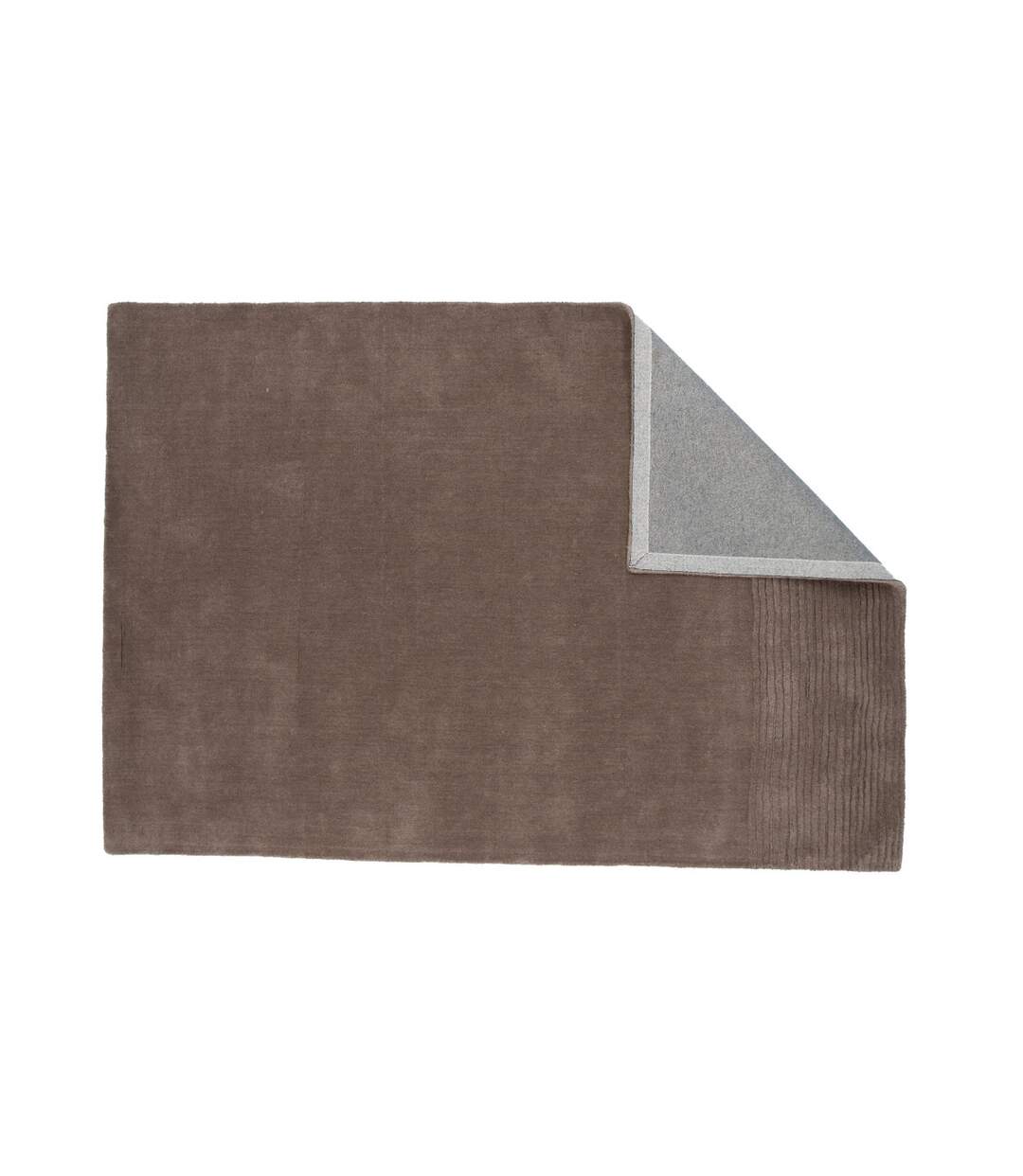 Tapis Déco en Laine Matteo 253x350cm Marron-2
