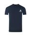 T-shirt Motif Logo London Aldis Homme Bleu Marine Aquascutum-1