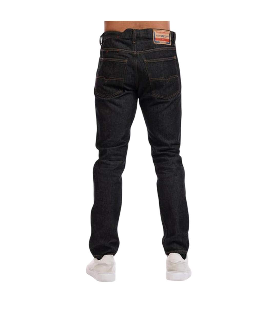 Unisex Adult 1995 Denim 5 Pockets Straight Leg Jeans Black Denim Diesel-4
