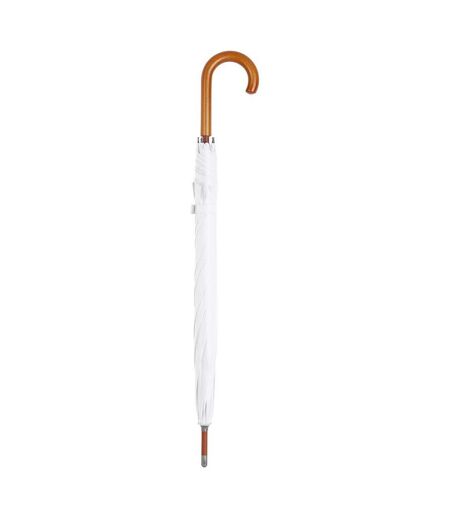 Parapluie Droit Ac Woodshaft 88 Cm X 105 Cm Blanc Fare