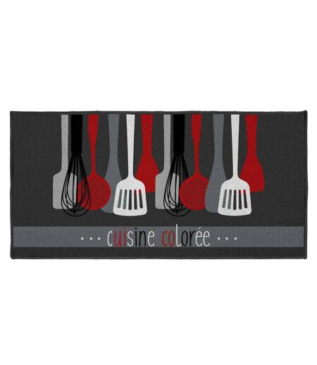Tapis de Cuisine Cuisinette 50x120cm Gris