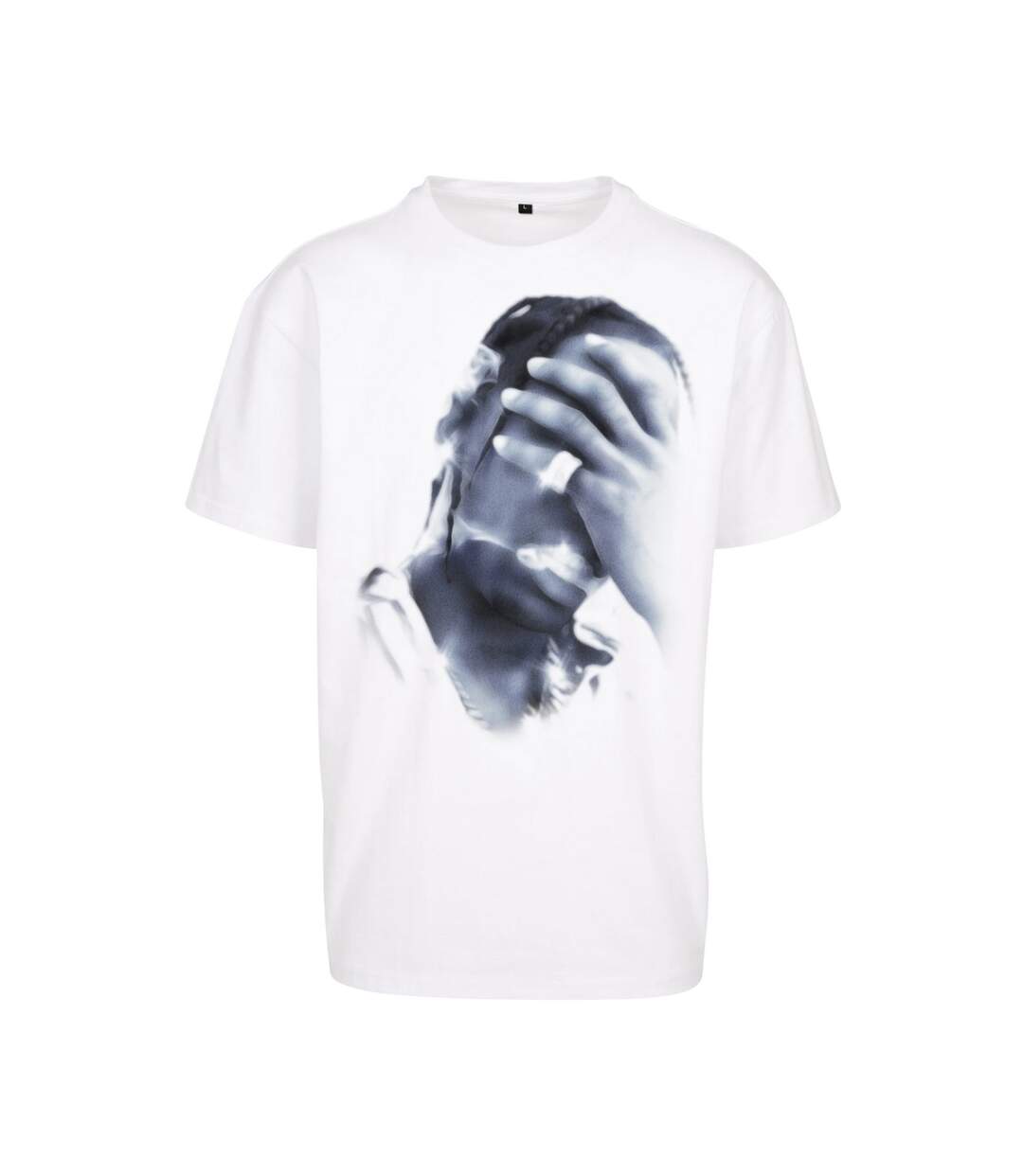 Mens 4 Am Oversized T-shirt Blanc Mister Tee-1