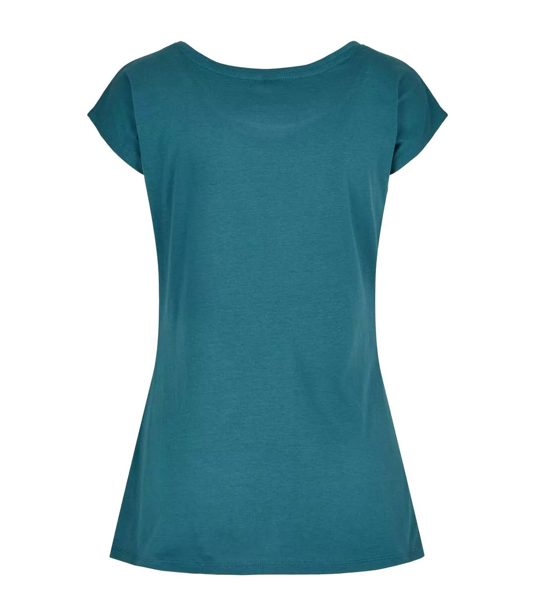 T-shirt Femme Bleu Sarcelle Build Your Brand-2