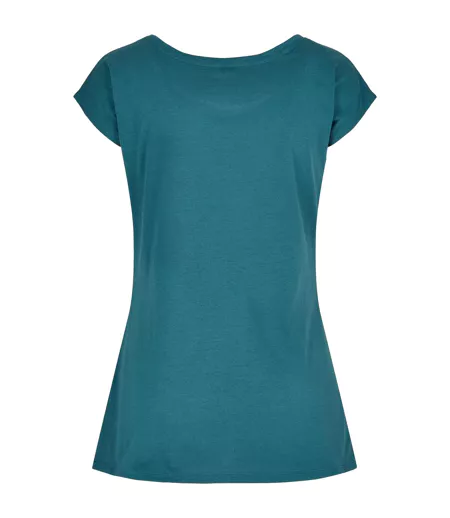 T-shirt Femme Bleu Sarcelle Build Your Brand