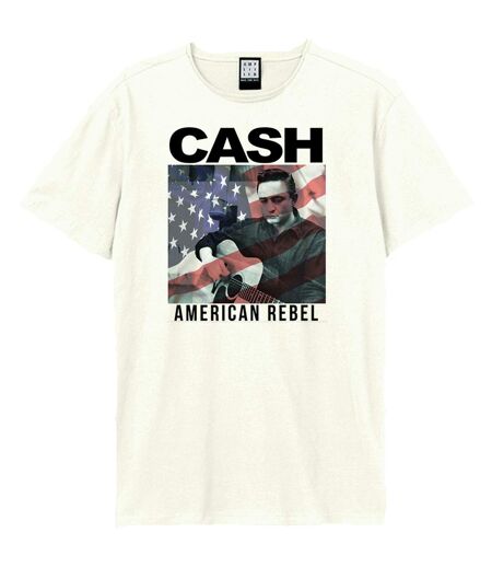 T-shirt american rebel adulte vieux blanc Amplified