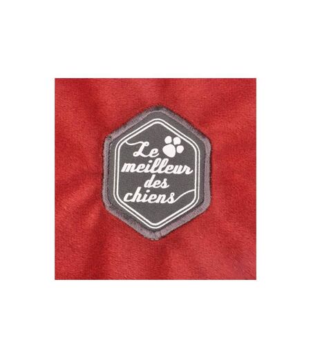 Plaid Polaire pour Chien Patchy 100cm Bordeaux