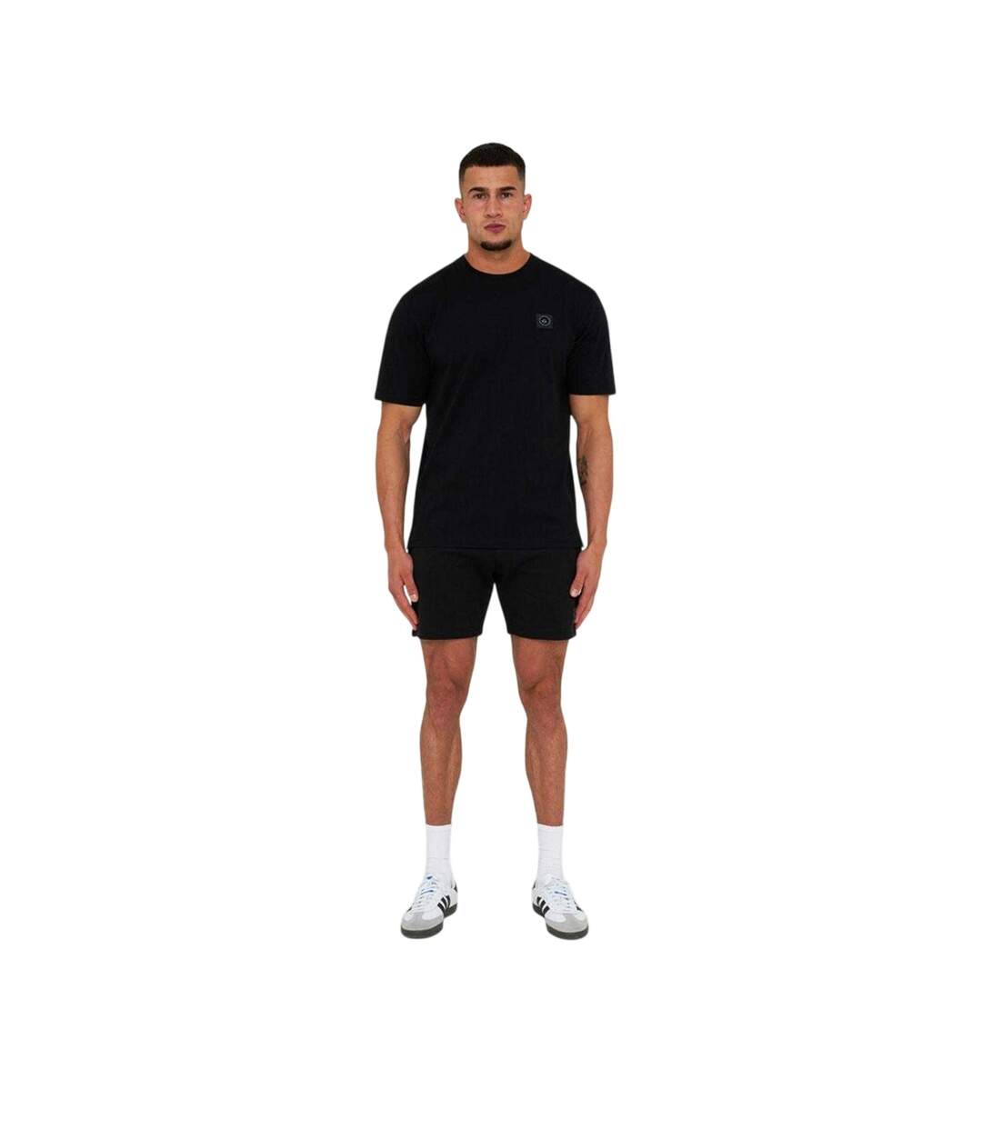 T-shirt Motif/style Logo Sur Poitrine Siren Homme Noir Marshall Artist-1