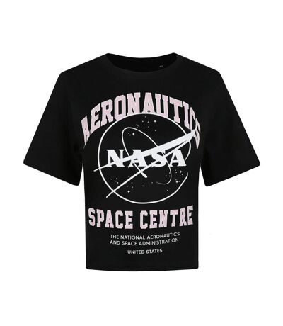 NASA - T-shirt SPACE CENTRE - Femme (Noir) - UTTV123