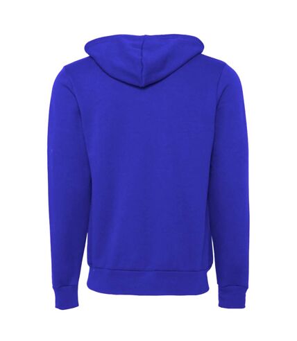 Canvas Unisex Zip-up Polycotton Fleece Hooded Sweatshirt / Hoodie (True Royal) - UTBC1337