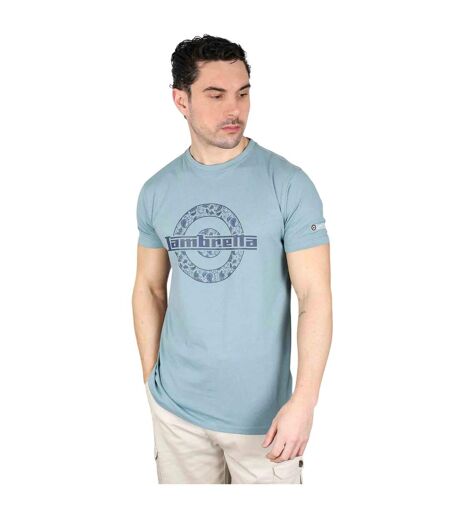 T-shirt Motif/style Cible À Motif Cachemire Homme Bleu Clair Lambretta