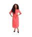 Robe Mi-longue Dibeca Femme Rose Boss-2