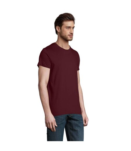 T-shirt Pioneer Homme Bordeaux SOLS