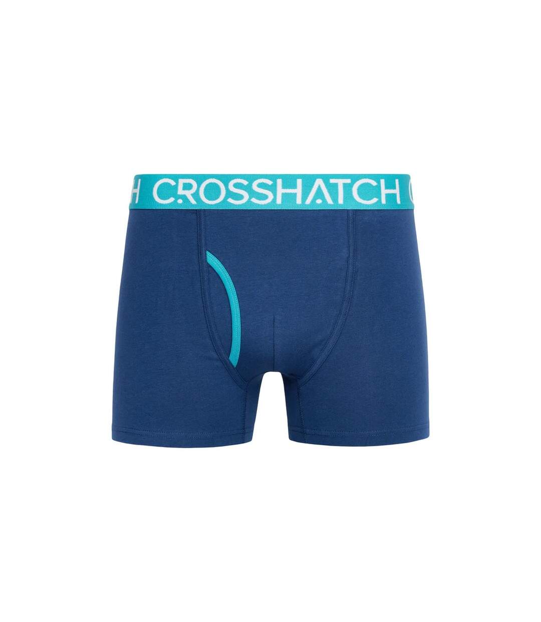 Pack of 2  Mens kamzon boxer shorts  teal Crosshatch-3