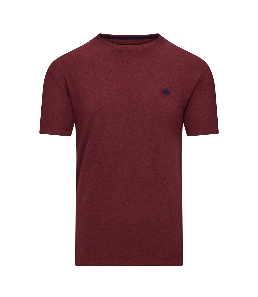 Pack Of 3  Mens Classic Organic Cotton T-shirt  Blue Red Navy Raging Bull-3