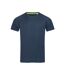 Stedman Mens Active Raglan Mesh T-Shirt (Blue)