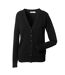 Russell Collection Ladies/Womens V-neck Knitted Cardigan (French Navy)