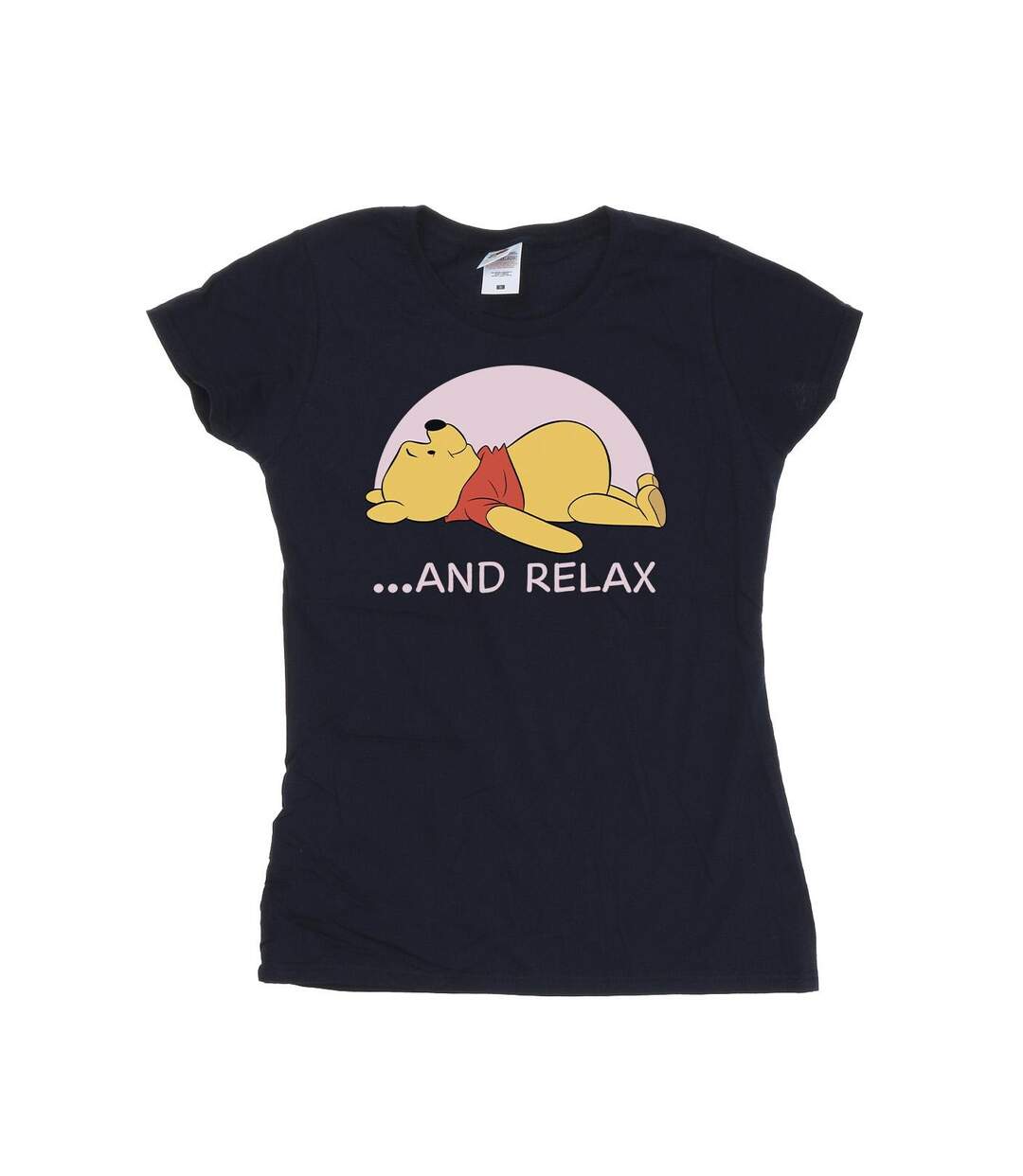 Disney T-shirt en coton relax Winnie The Pooh Femme/Ladies (Bleu marine) - UTBI44878-1