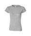 T-shirt Softstyle Femme Gris Gildan-1