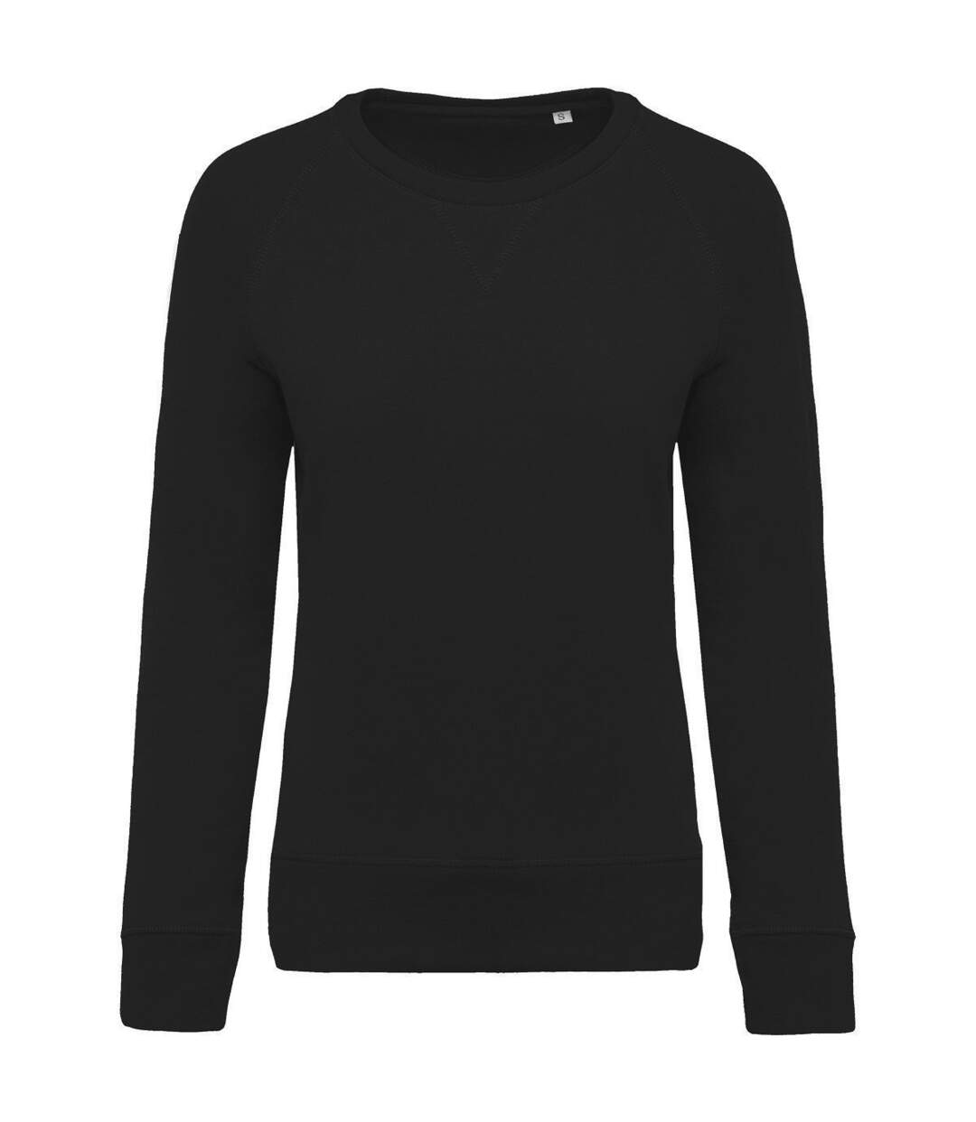 Sweat shirt coton bio - Femme - K481 - noir-1