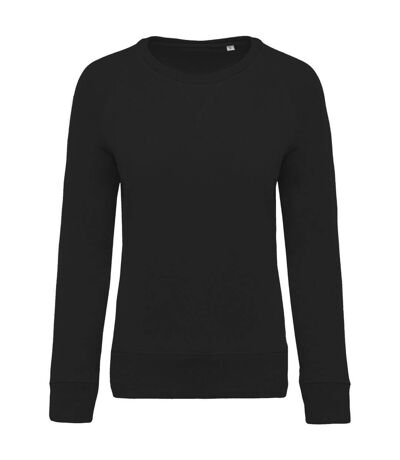 Sweat shirt coton bio - Femme - K481 - noir