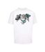 T-shirt Homme Papillon Blanc Lost Youth-2