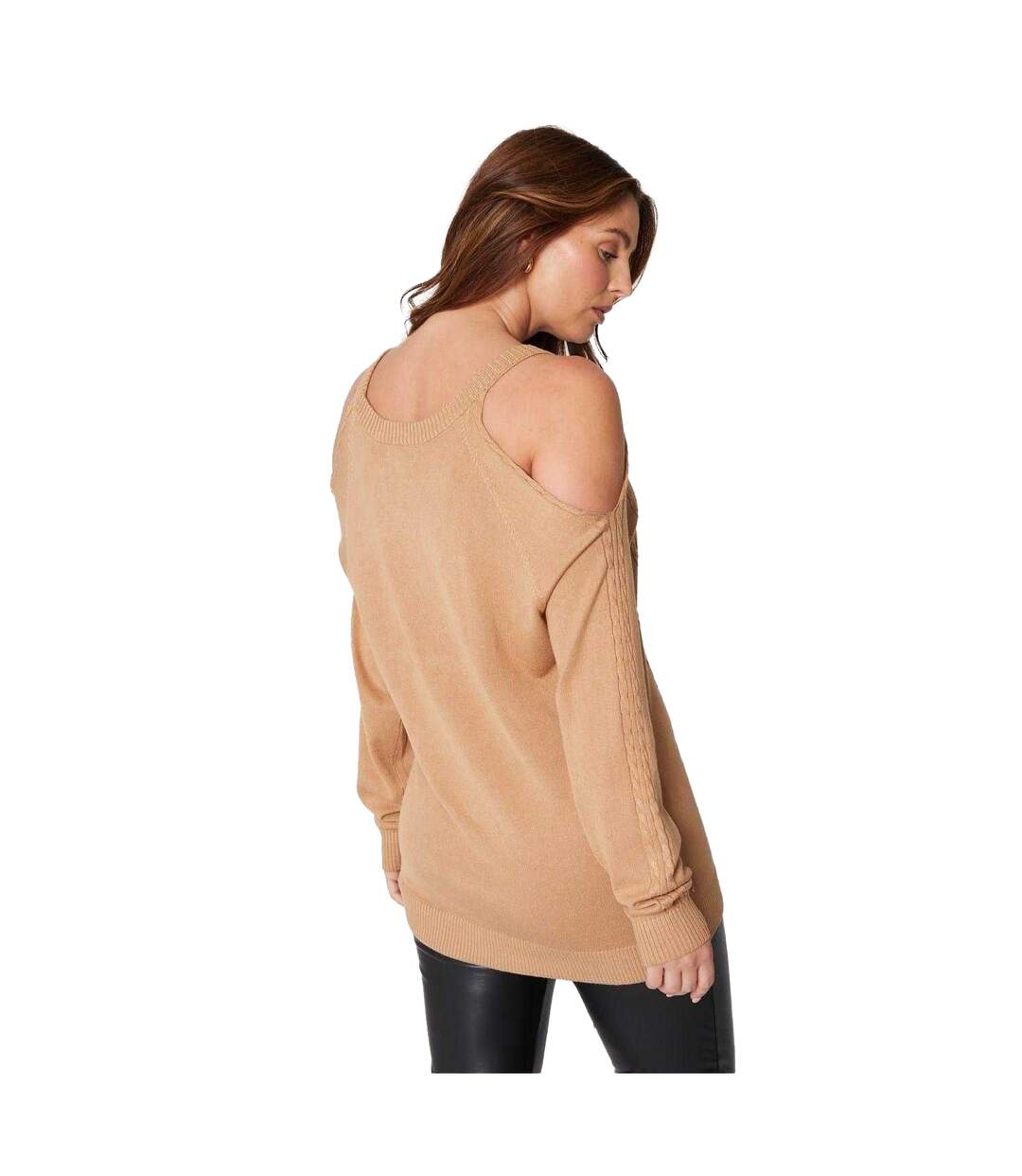 Pull Femme Marron Clair Be You-3