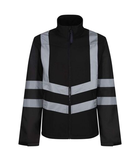 Regatta Mens Ballistic Softshell High-Vis Jacket (Black) - UTRG9531
