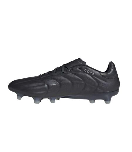 Mens Copa Pure Elite Calf Leather Firm Ground Football Boots Black Grey Adidas