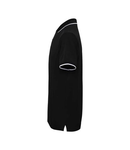 Polo Coolchecker Homme Noir Blanc Premier