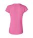 Gildan Ladies Soft Style Short Sleeve T-Shirt (Azalea) - UTBC486