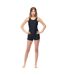 Maillot De Bain 1 Pièce Qarakuma Femme Noir Aquawave-1
