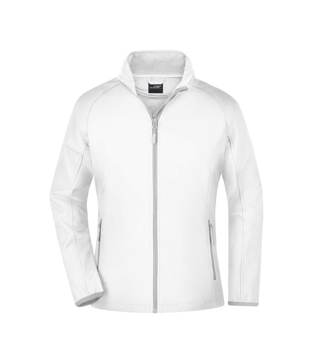Veste Softshell Promo Femme Blanc James And Nicholson-1