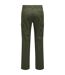 Mens Plain Straight Cargo Trousers Olive Night Only-4
