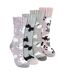 Sock Snob - 4 paires de chaussettes épaisses et chaudes pour femme pour l'hiver-1
