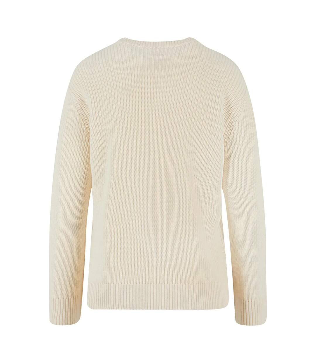 Sweat Motif/style Côtelé Femme Sable Blanc Urban Classics-2