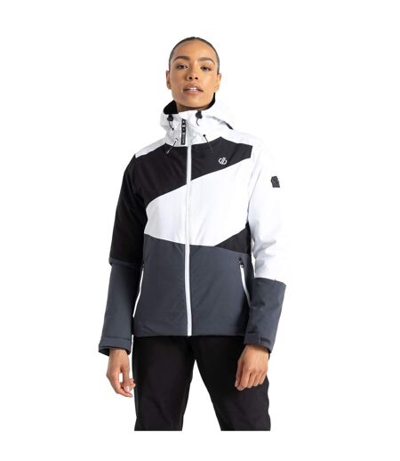 Blouson de ski ice femme blanc / gris foncé Dare 2B