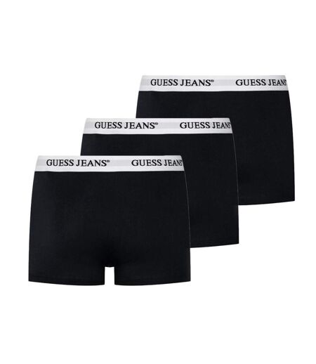 X3 boxers noir/blanc homme guess trunk - l