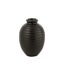 Cache-Pot Oval en Terre Cuite Theron 52cm Noir