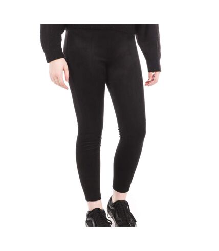 Legging Noir effet daim Femme Teddy Smith Jeg - XS