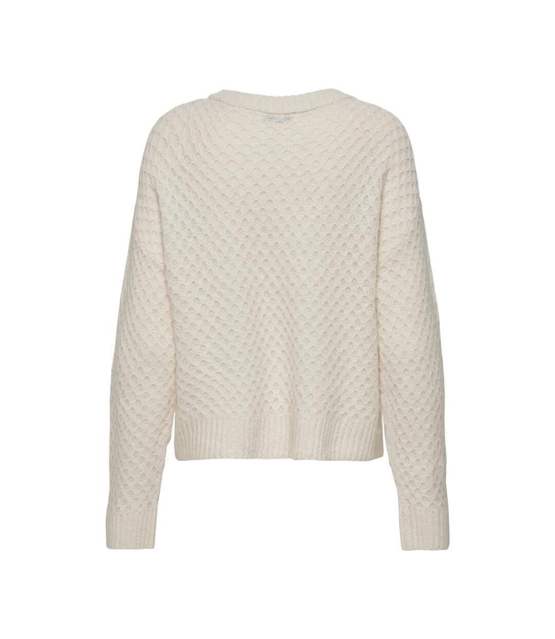 Pull beige femme jdy bigum-2