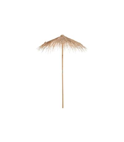 Parasol en Bois Paille 270cm Naturel