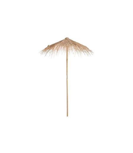 Parasol en Bois Paille 270cm Naturel